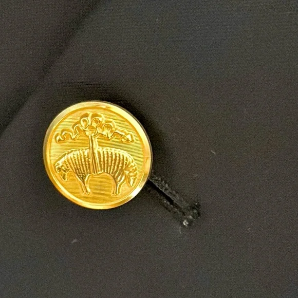 Brooks Brothers 1818 Loro Piana Blazer Navy Blue Signature Gold Button 48R USA - Picture 13 of 16